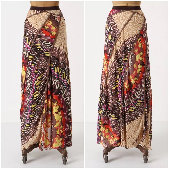 Anthropologie Dresses & Skirts - Anthro Tiny Fluttering Patchwork Maxi Skirt